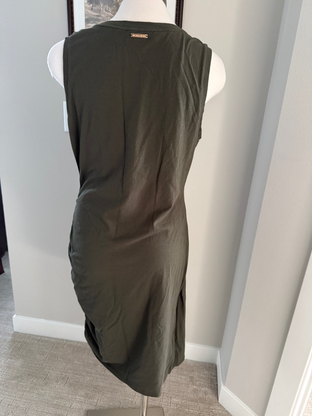 MICHAEL Michael Kors olive knit dress sz L - Picture 2 of 6
